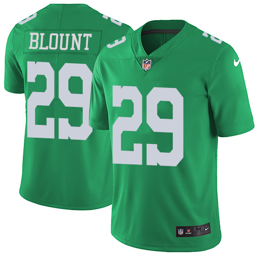 Nike Eagles #29 LeGarrette Blount Green Men's Stitched NFL Limited Rush Jersey
